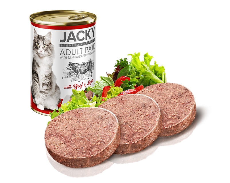 Jacky Premium marhával és májjal