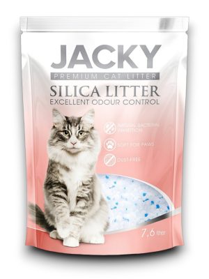 Jacky Premium Silica macskaalom, 7.6 l