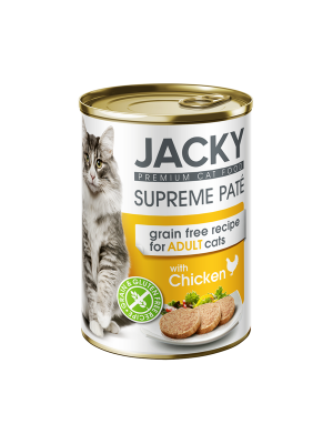 Jacky macska konzerv pástétom csirke, 400g