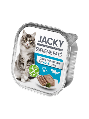 Jacky Premium Gabonamentes Pástétom hallal, 100g